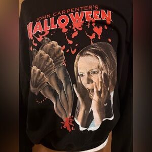 Halloween Movie Graphic Sweatshirt-Adult size large
